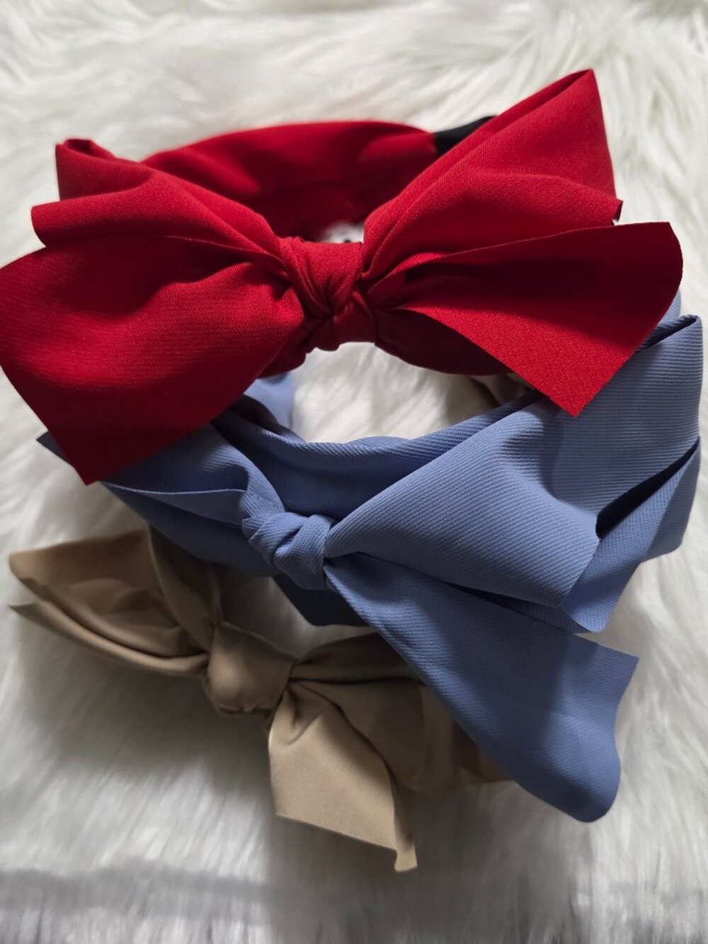 Set of 3 Bow Headbands